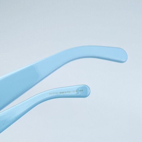 NEW Gucci GG1401S 004 Light Blue Grey Women Cat Eye Sunglasses GG 1401S - Picture 11 of 14